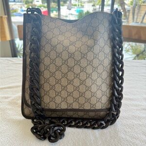 Gucci Beige and Black Women's Bag
